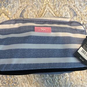 Scout Blue and White Striped Toiletry Bag